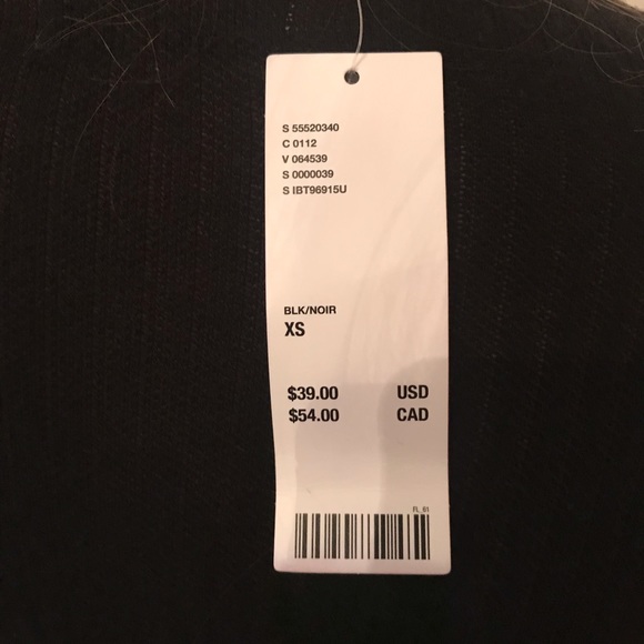 NWT urban outfitters wrap around long sleeve - Picture 4 of 5